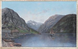 Fjordlandskap by Sigvard Simensen