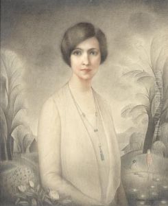 Portrait Of The Artist's Wife by Simkha Simkhovitch