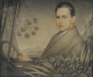 Self-portrait by Simkha Simkhovitch