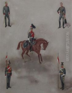 Study Of Five Lancers