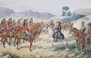 The 5th Dragoon Guardsadvancing On Vittoria
