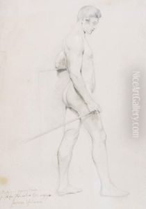 Studium Aktu Meskiego by Jozef Simmler