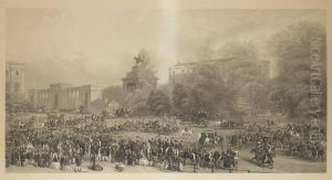 Rotten Row, Hyde Park by William Henry Simmons