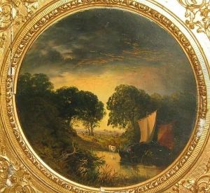 'a Creek On The Thames', And Another, 'near Hastings' by G.H. Simms