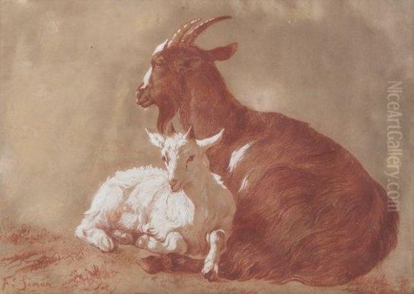 Chevre Et Son Chevreau - view 1