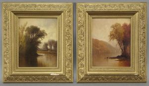 "river Landscapes" by Hermann Gustave Simon