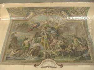 Le Roi Arme Sur Terre Et Sur Mer by Gustave Adolphe Simonau