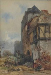 Vue D'un Hameau
 Aquarelle.
