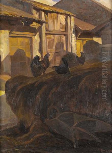 Dorfpartie Mit Huhnern - view 1
