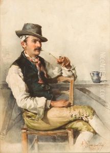 Il Fumatore by Attilio Simonetti