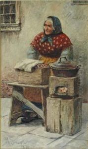 La Caldarrostaia by Attilio Simonetti