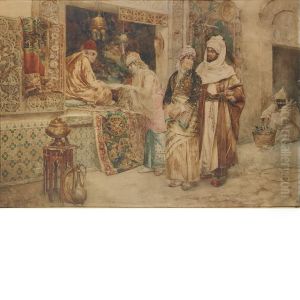 Browsing The Stalls by Ettore Simonetti