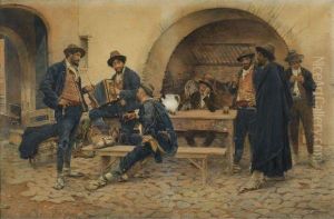 At The Tavern by Gustavo Simoni