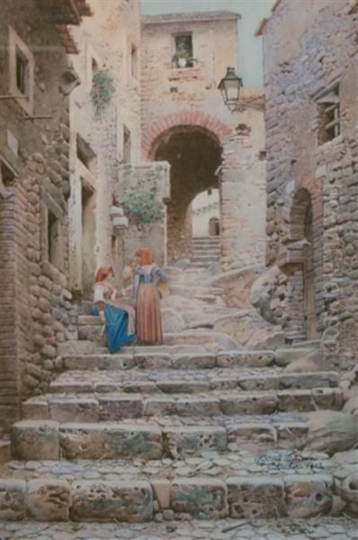 Women Conversing Inpolombara - view 1