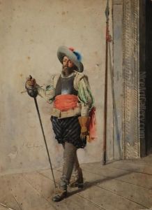 Moschettiere Con Spada E Lancia by Scipione Simoni