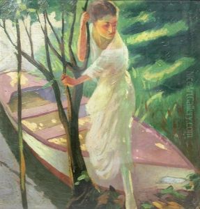 Near The Boat by Mihai Simonidi