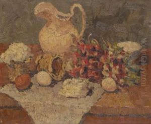 Nature Morte Aux Radis by Victor Simonin