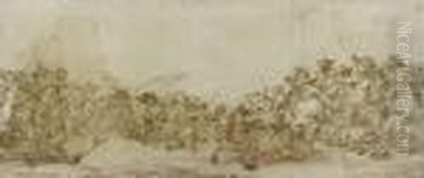An Equestrian Battle - view 1