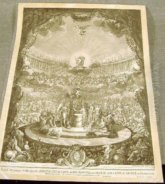 Sujet Allegorique Du Mariage De Monseigneur Le Duc De Bourgogne - view 1