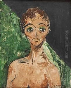 L""enfant Au Rideau Vert L""enfant Au Rideau Vert