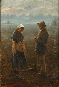 "het Aanzoek" by Jan Frans Simons