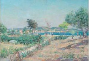 Promenade Au Bord De Mer - Chemin Mediterraneen by Paul Simons