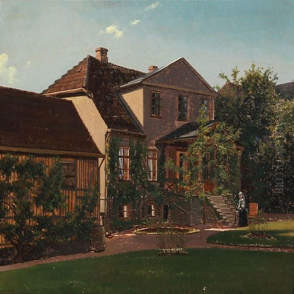 Summer Day In A Garden At A Villa In Valby, Denmark - view 1