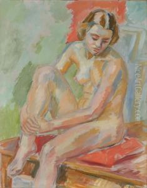 Modell Pa Rod Kudde - view 1