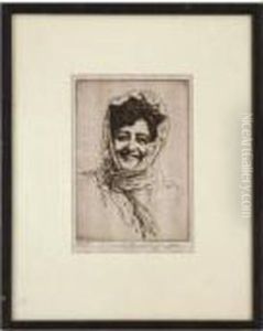Study Of A Lady Wearing A Shawl Study Of A Lady Wearing A Shawl