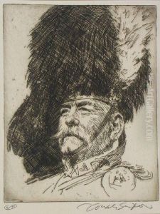 Portrait Of Frank Brangwyn Portrait Of Frank Brangwyn