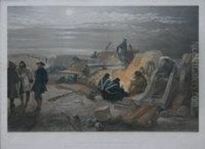 View From The Heights Above Balaclava by William Simpson
