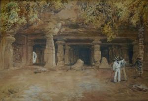 Temple Of Elephanta Near Bombay