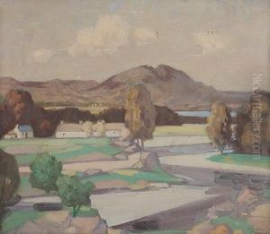 A Lowland Landscape by Alexander Gordon Sinclair