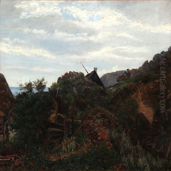 Landscape With Saint-tugen Kirke In Brittany - view 1