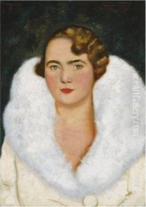 Portrait Of A Lady by Nikolai Vladimirovich Sinezobov