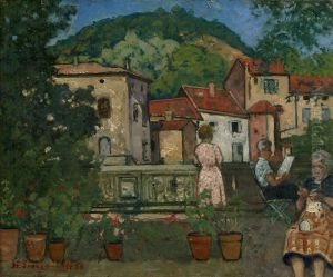 On The Terrace by Nicolas Sinezouboff
