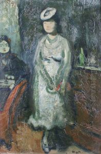 Jeunes Filles Au Bar by Nicolas Sinezouboff
