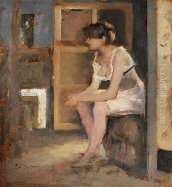 Jeune Fille Assise - view 1