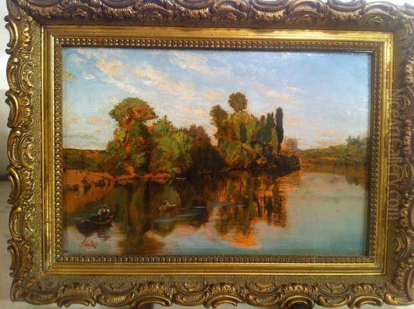 Pecheurs Sur L'etang - view 1