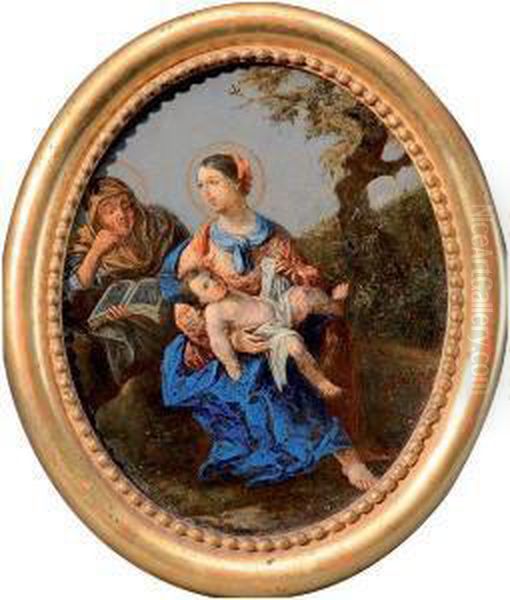 Vierge A L'enfant Et Sainte Anne - view 1