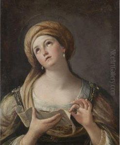 A Sibyl, Half Length, Holding A Cartellino