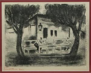 Cafeneaua Mica Din Balcic by Francisc Sirato