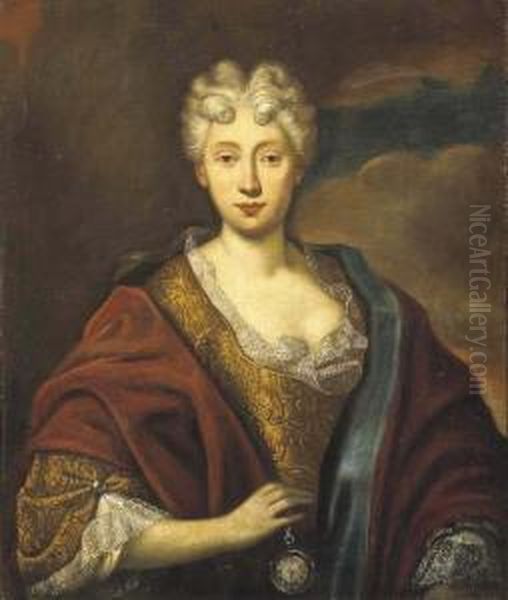 Ritratto Di Gentildonna Con Orologio - view 1