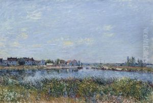 Saint-mammes, Le Matin by Alfred Sisley