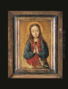 Saint Margaret Of Antioch by Michel Sittow