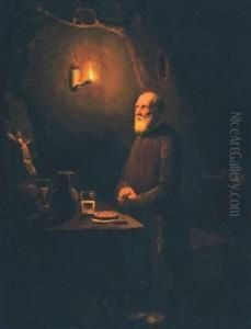 De Kluizenaar by Pieter Gerardus Sjamaar