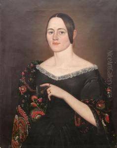 Portratt Forestallande Augusta Henschen Fodd Munck Af Rosenskiold