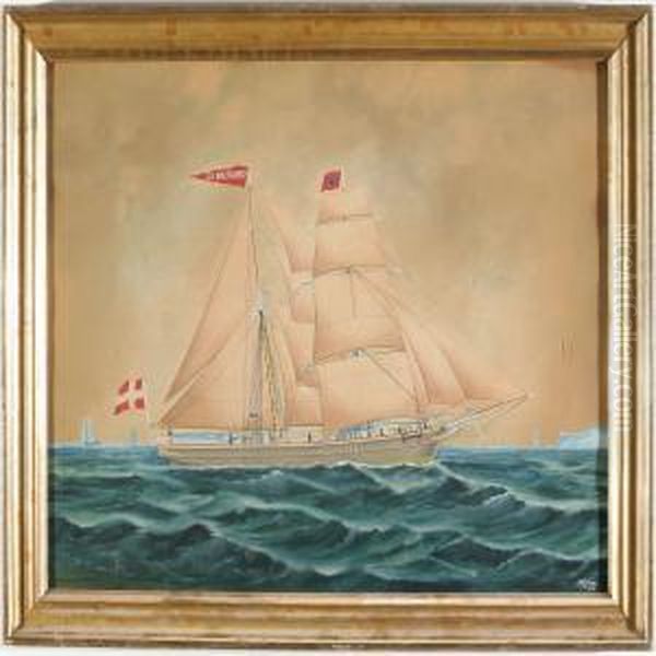 The Danish Brigantine Christian Ix - view 1