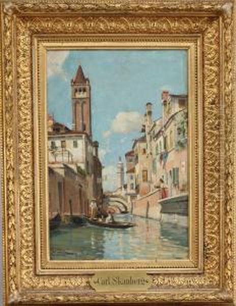 Canal Scene From Rio Di San Barnaba, Venice - view 1