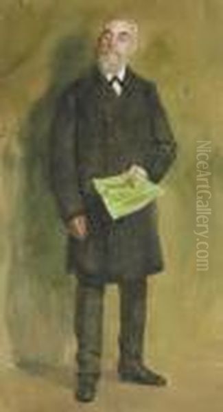 Theobald Von Bethmann-hollweg, Stehend, Mit Schriftstuck - view 1